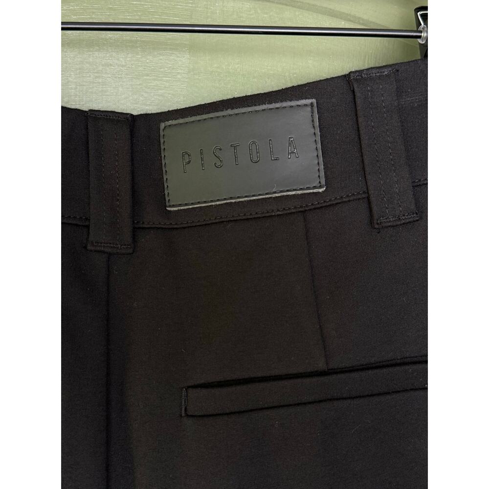 NWT Pistola Eden Pleated Ponte Barrel Tailored Trouser Night Out Black Womens 26 - Picture 7 of 9